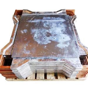 Lead-tin alloy anode sheet for electrolytic zinc